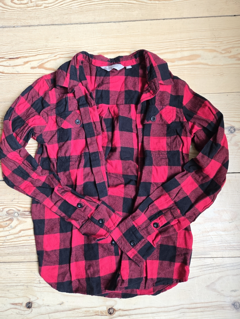 Mountain Warehouse Red Black Buffalo Plaid Shirt Sz S